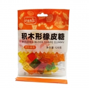 积木形橡皮糖