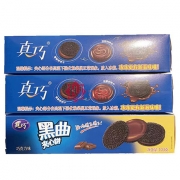 真巧黑曲夹心饼（巧克力）