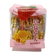 草莓味华夫蛋糕